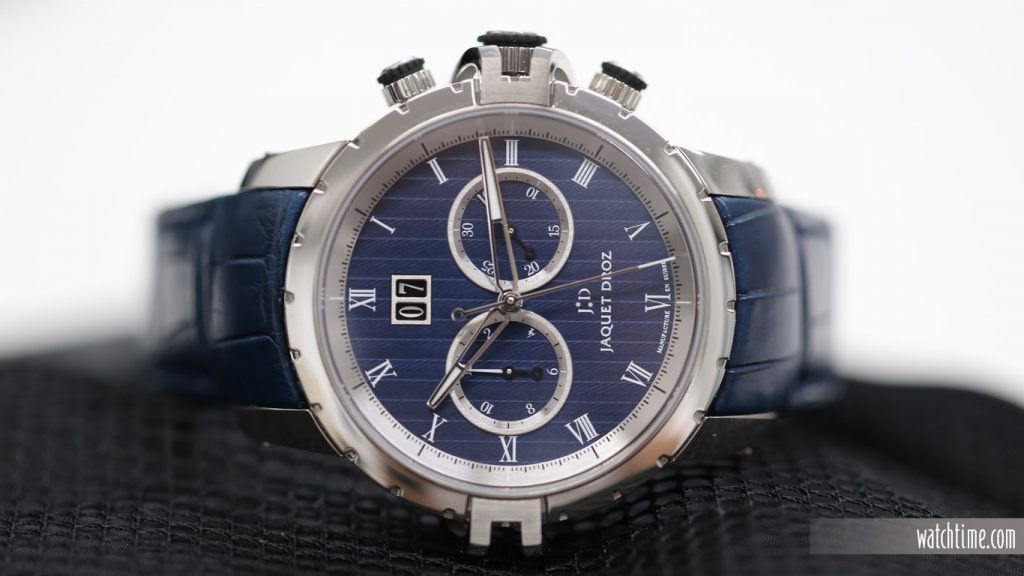 Jaquet Droz: Grande Seconde SW Chrono - Blue